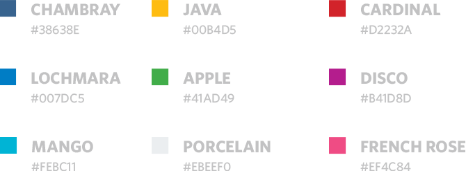 Echantillon représentants les couleurs principales utilisées pour la réalisation du site internet de l'AFGES Echantillon représentants les couleurs principales utilisées pour la réalisation du site internet de l'AFGES