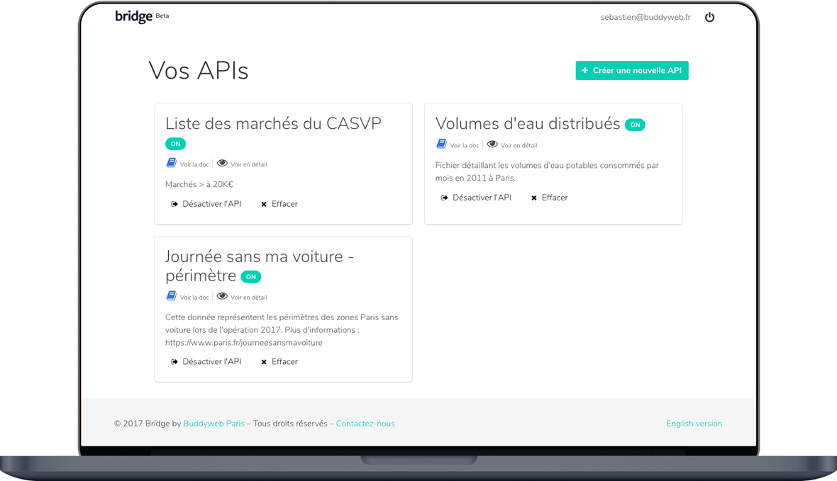 Eléments de l'application développées pour Enedis Eléments de l'application développées pour Enedis