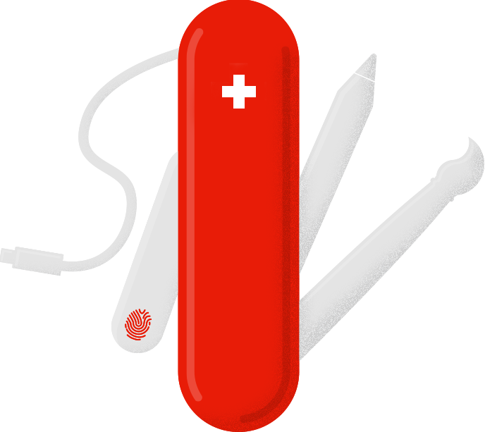 illustration d'un couteau suisse
